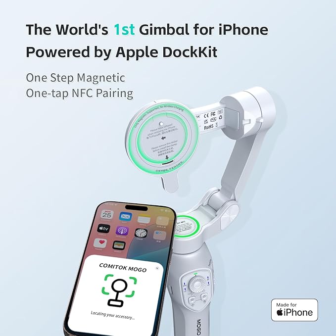 Only for iPhone, MOGO Gimbal Stabilizer for iPhone Stabilizer for Video - Image 2