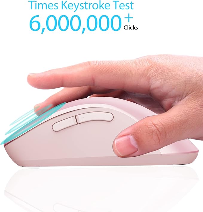 memzuoix 2.4G Wireless Mouse, 1400 DPI Mobile Optical Cordless Mouse - Image 2