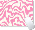 Abstract Pink Topographic Custom Mouse Pad by IMAYONDIA