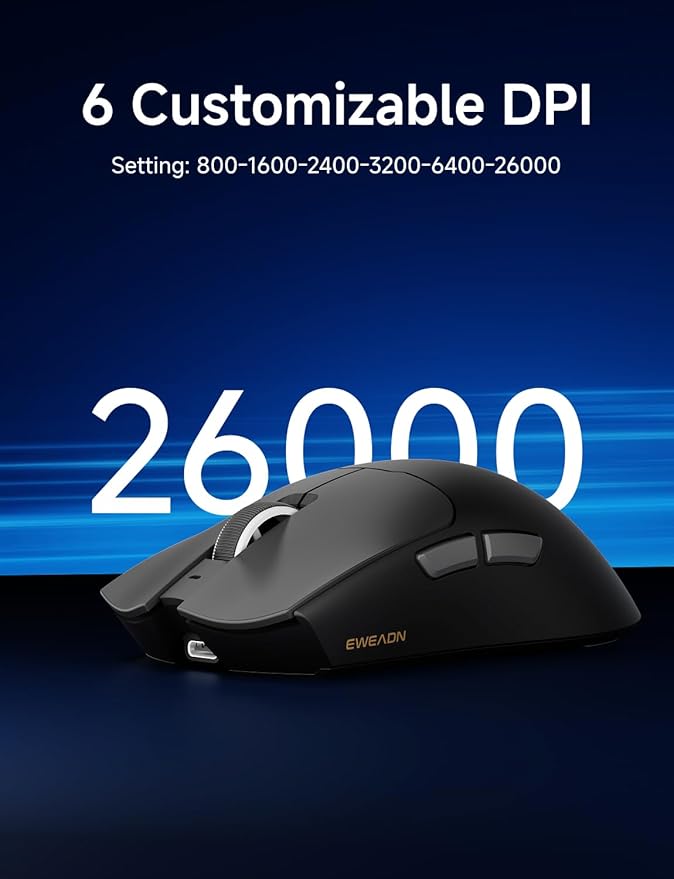 S9 Pro Wireless Gaming Mouse, 59G Ergonomic Computer Mouse, Triple Modes - Image 5
