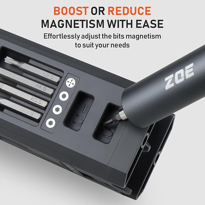 ZOE Electric Screwdriver, Mini Precision Screwdriver Set Cordless Screw driver - Image 8