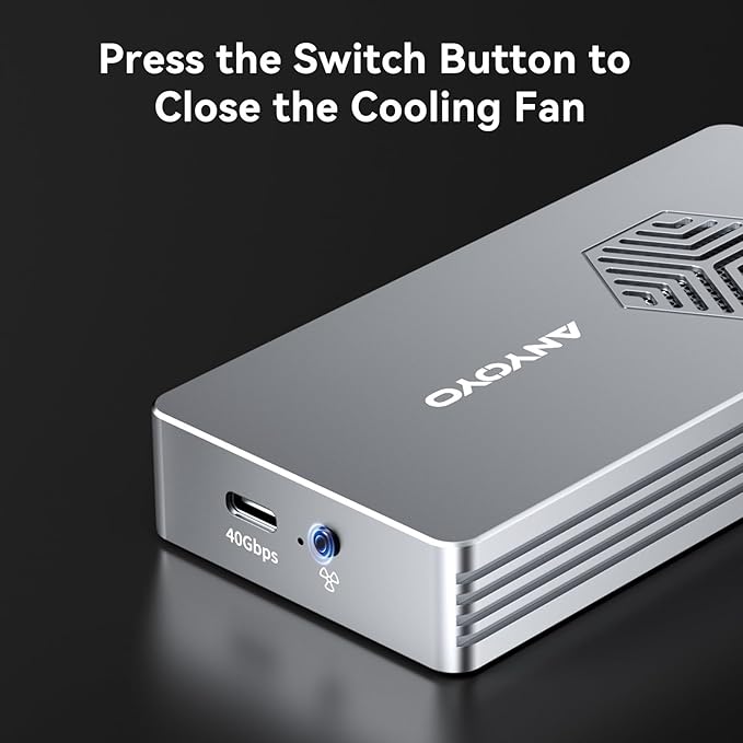 ANYOYO 40Gbps M.2 NVMe SSD Enclosure - Image 3