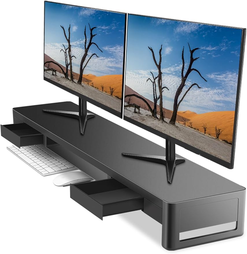 meatanty Dual Monitor Stand Riser by Meatanty