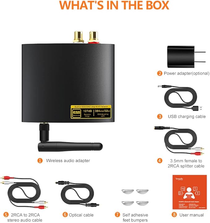 1Mii HiFi Bluetooth 5.3 Music Receiver - Image 7