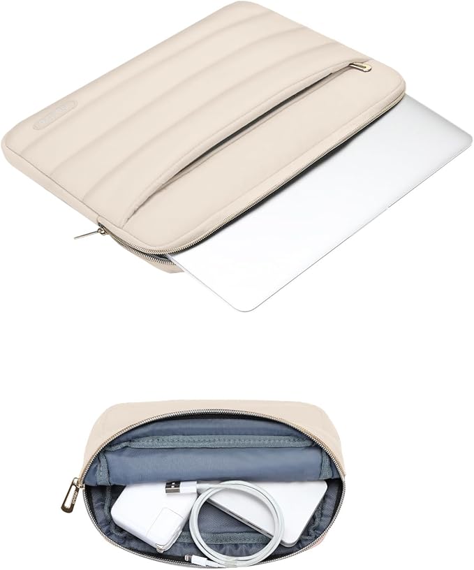 MOSISO 17-17.3 inch Laptop Case, 17.3 inch Puffy Laptop Sleeve Compatible - Image 3