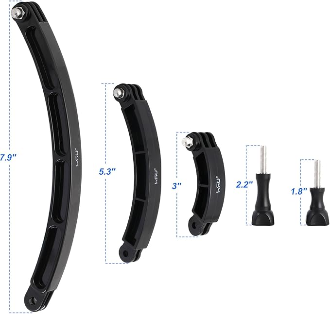 HSU 3 in 1 Curved Extension Arm Kit, Extension Pivot Arm Adjustable Monopod - Image 2