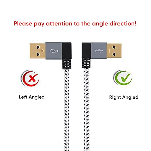 CableCreation Short USB 3.0 Extension Cable Right Angle 1FT, 90 Degree Male to - Image 3