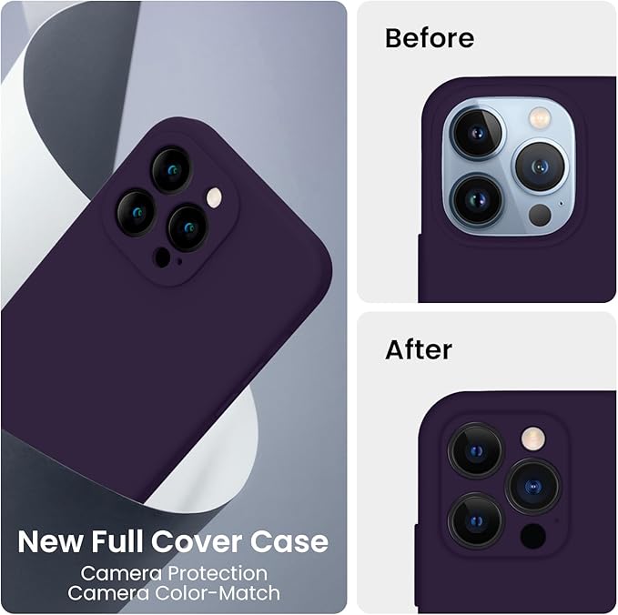 FireNova Designed for iPhone 13 Pro Case, Silicone Upgraded Phone Case with - Image 3