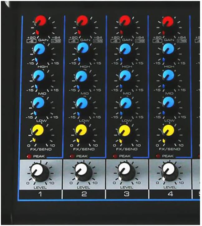 Pyle 6-Channel Professional Audio Mixer - Image 5
