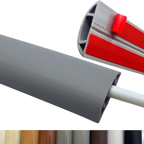 10ft Floor Cord Cover Self Adhesive Cord Hider Floor, Heavy Duty Cable Protector by Unknown
