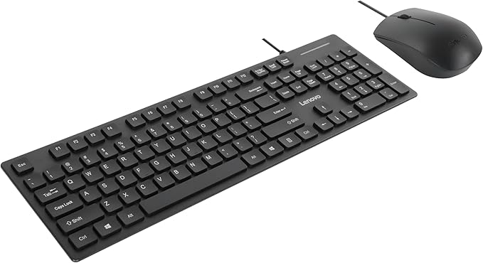 Lenovo 305 USB-C Wired Keyboard & Mouse Combo, Spill-Resistant, Narrow Border - Image 2