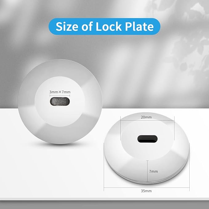 5 Pack Anchor Plate Adhesive Security Plate - Image 3