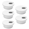 5 Pcs Desk Grommet 1-3/8" / 35 mm, Desk Cord Hole Cover, Cable Grommet ABS by EASYEAH