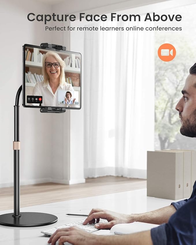 LISEN for iPad Stand for Desk Portable Monitor Adjustable Tablet Stand - Image 5