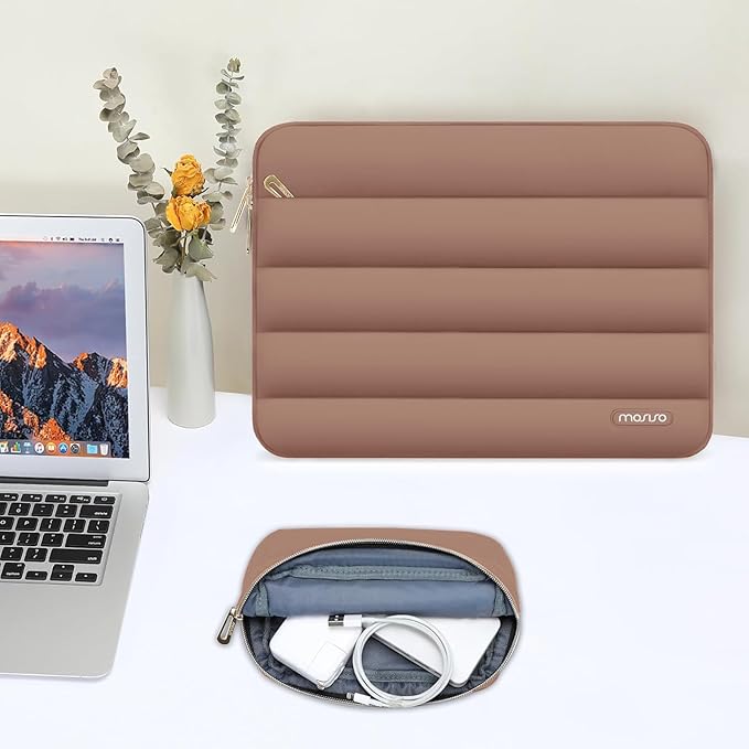 MOSISO 13.3 inch Laptop Case, 13-13.3 inch Puffy Laptop Sleeve Compatible - Image 8