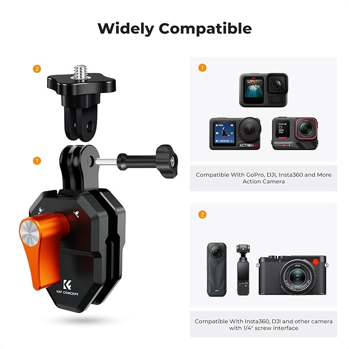 K&F Concept Motorcycle Windshield Clip Mount - Image 5