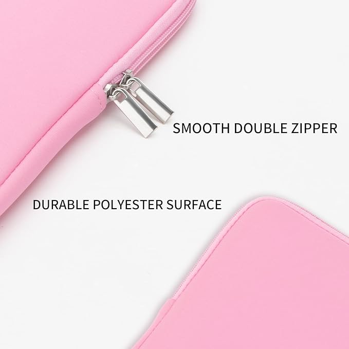 RAINYEAR 14 Inch Laptop Sleeve Protective Case Soft Lining Padded Zipper Cover - Image 3