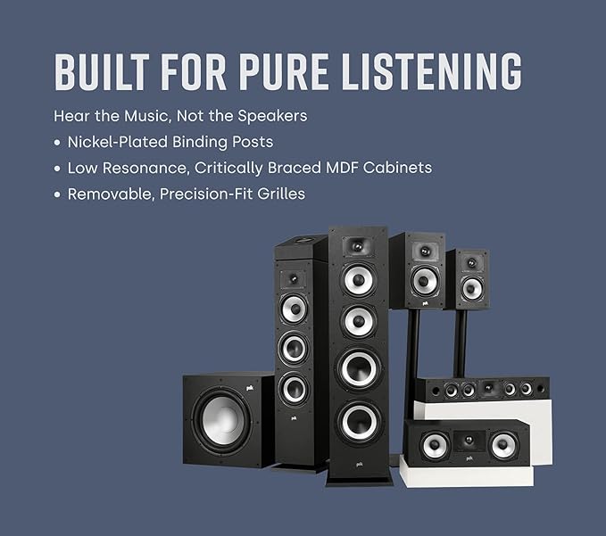 Polk Monitor XT30 Compact Center Channel Speaker - Image 4