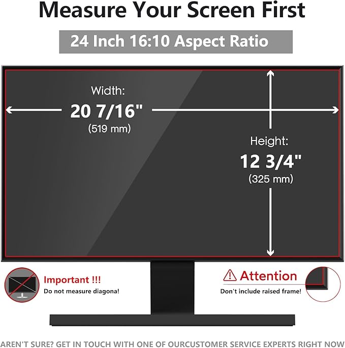24 Inch Computer Privacy Screen Shield - Image 2