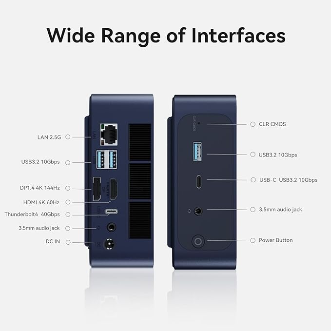 TRIGKEY Mini PC, Intel Core i9 13900HK, Mini Computer - Image 9