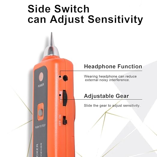 Goeco Ethernet Network Toner RJ11 RJ45 Network Cable Tester LAN Tracker Wire - Image 7