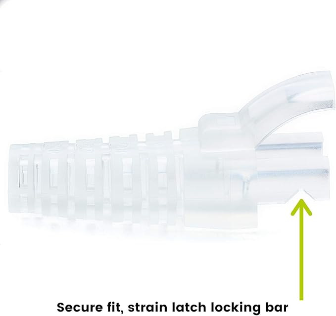 trueCABLE RJ45 Strain Relief Boots, Small 5.5 to 7.0mm Cut-to-Fit PVC Plug Cover - Image 3