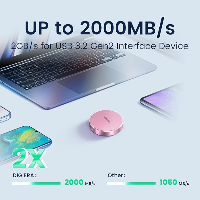 IGIERA 1TB Magnetic Portable SSD, External Solid State Drives - Image 4