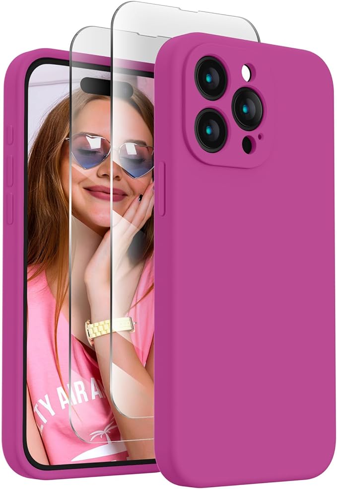 FireNova Designed for iPhone 15 Pro Max Case, Silicone Upgraded Phone Case with by FireNova