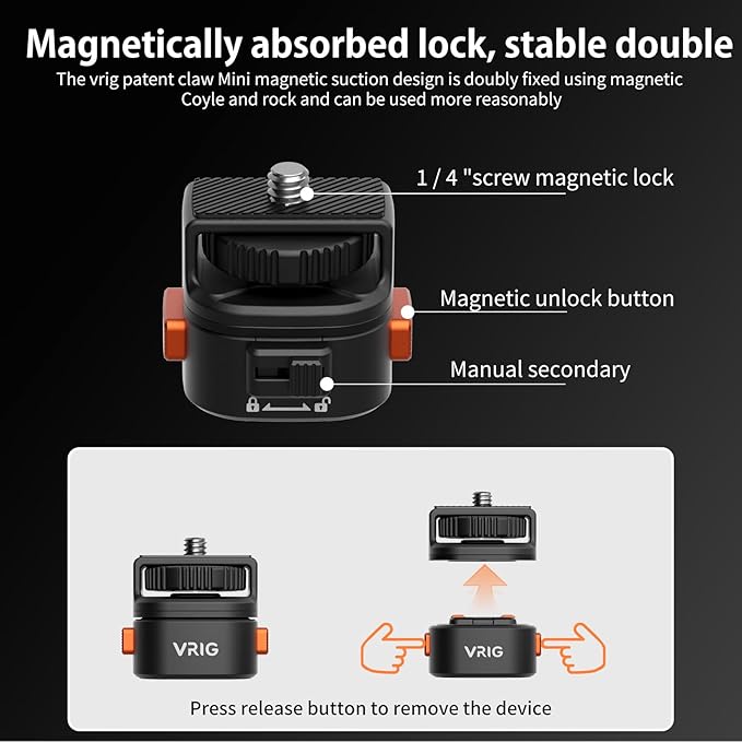 VRIG Magnetic Quick Release Mount Adapter - Image 2