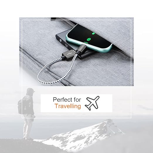 CableCreation 0.5 Feet Short iPhone Charger Cable, Lightning to USB Data Sync - Image 3
