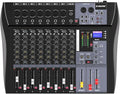 G-MARK MR80S Audio Mixer Interface USB Bluetooth Mixing Console 8 Channel 48V by G-MARK