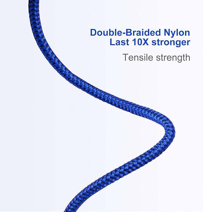 Lightning Cable 10 FT 3Pack Extra Long iPhone Charger Cable Nylon Braided Fast - Image 6