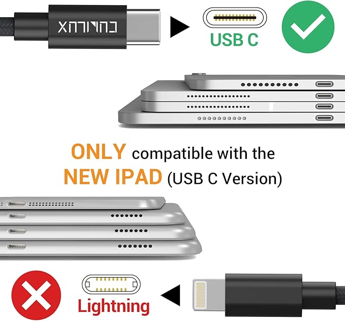 Cubilux USB C Dual Headphones Adapter, Type C to Double 3.5mm Earphone Audio - Image 2