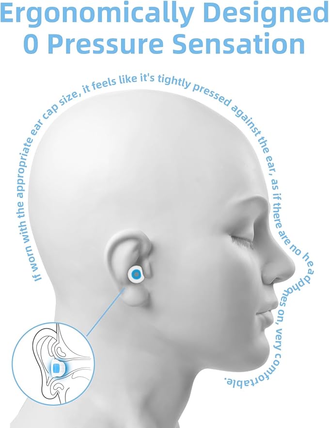 OKCSC 2 Pieces Soft Liquid Silicone Replacement Eartips, Breathable Eartips - Image 3