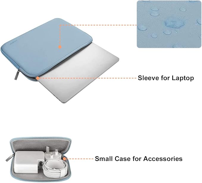 MOSISO Laptop Case 15 inch, 15 inch Laptop Sleeve Bag Compatible - Image 2