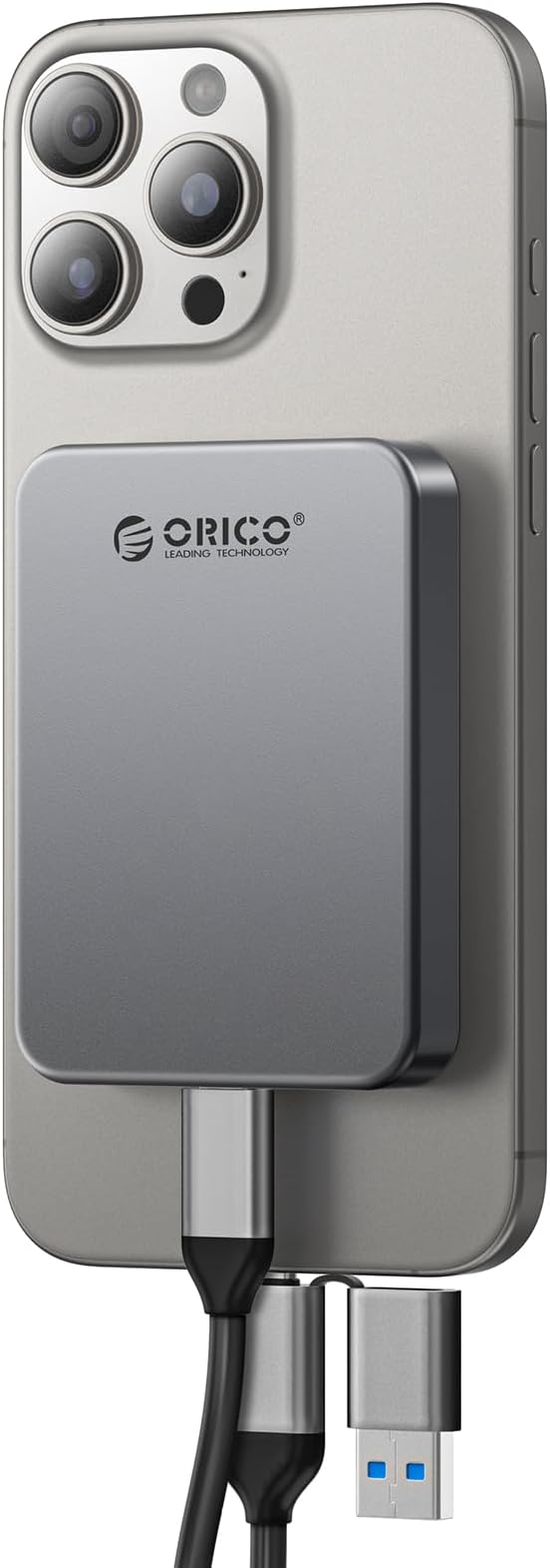 ORICO 256GB Magnetic Portable SSD, Metal Body, 4K 120 fps ProRes HDR Record and by PioneerDataSolutionPowerYourFuture