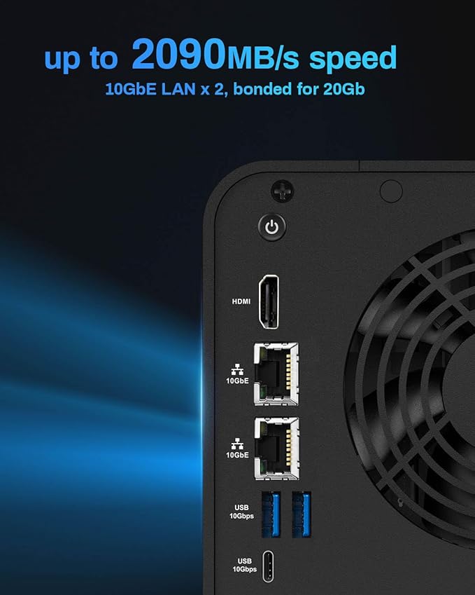 TERRAMASTER F4-424 Max NAS Storage - Image 3