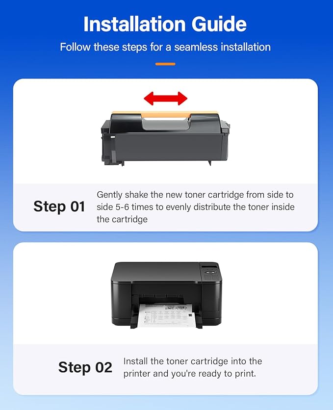 4600 4620 4622 Toner Cartridge Black 1-Pack High Capacity Replacement - Image 4