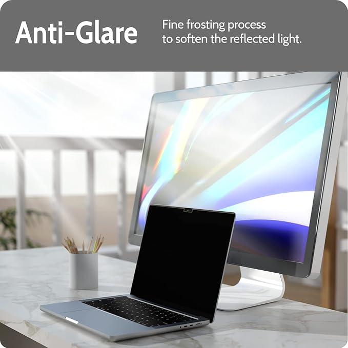 Magnetic Privacy Screen for MacBook Pro 16 Inch, 16inch Removable Matte Anti - Image 4