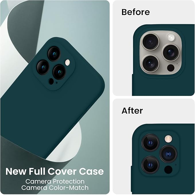 FireNova Designed for iPhone 15 Pro Case, Silicone Upgraded Phone Case with - Image 3