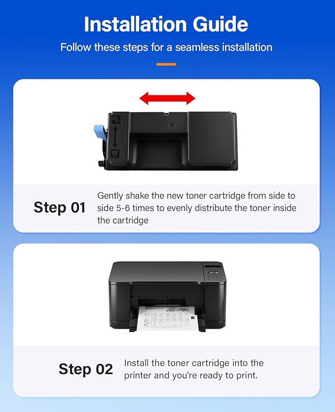 TK-3432 TK3432 Toner Cartridge Black 2-Pack High Yield - Image 4