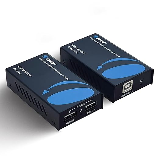 OREI USB 2.0 Over Ethernet Cat5e/6 Extender LAN Upto 330 Feet by OREI