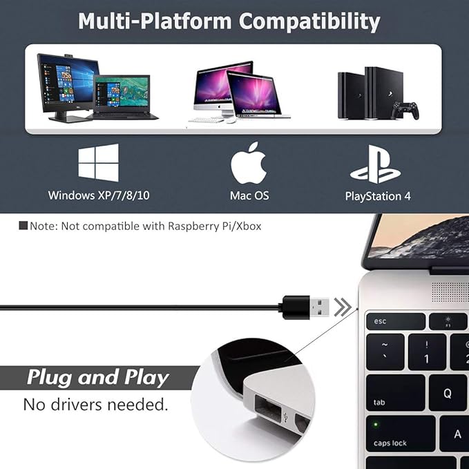 JOUNIVO USB Microphone, 360 Degree Adjustable Gooseneck Design, Mute Button & - Image 5