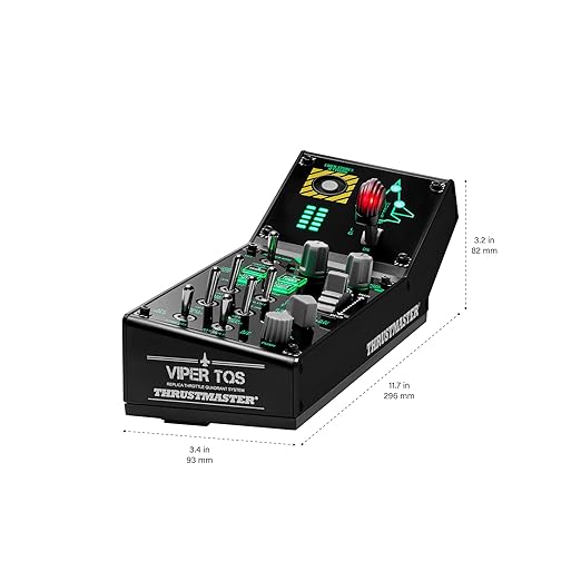 Thrustmaster Viper Panel: Backlit Control Panel, - Image 8