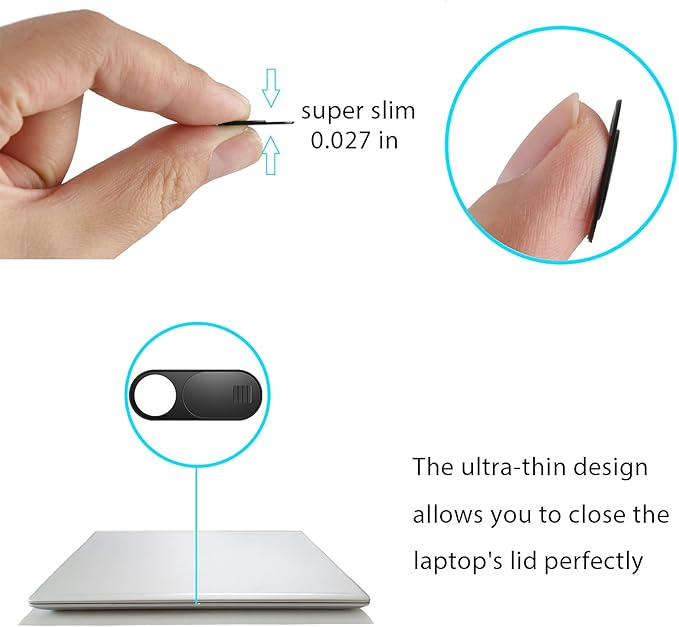 Webcam Cover Slide, 14 Pack Webcam Cover, Ultra-Thin Camera Cover - Image 2
