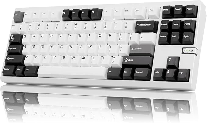 Chilkey ND TKL Aluminum Mechanical Keyboard, 87 Keys Tenkeyless Wireless Gaming by Chilkey