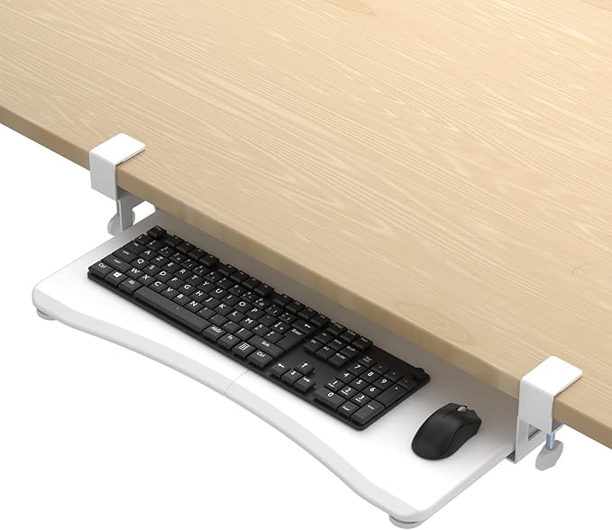 suptek Keyboard Tray Under Desk Pull Out by suptek
