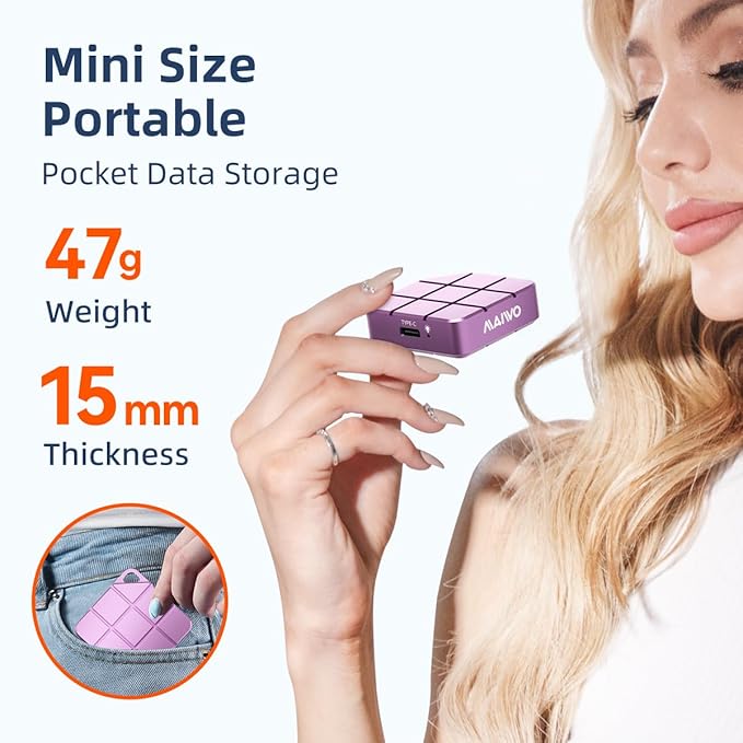 MAIWO 2TB Portable SSD External Solid State Drive, USB 3.2 GEN 2 Type-C Up to - Image 3