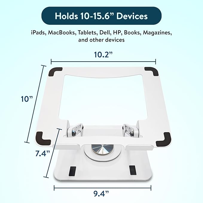 Uncaged Ergonomics Swivel Laptop Stand - Image 7