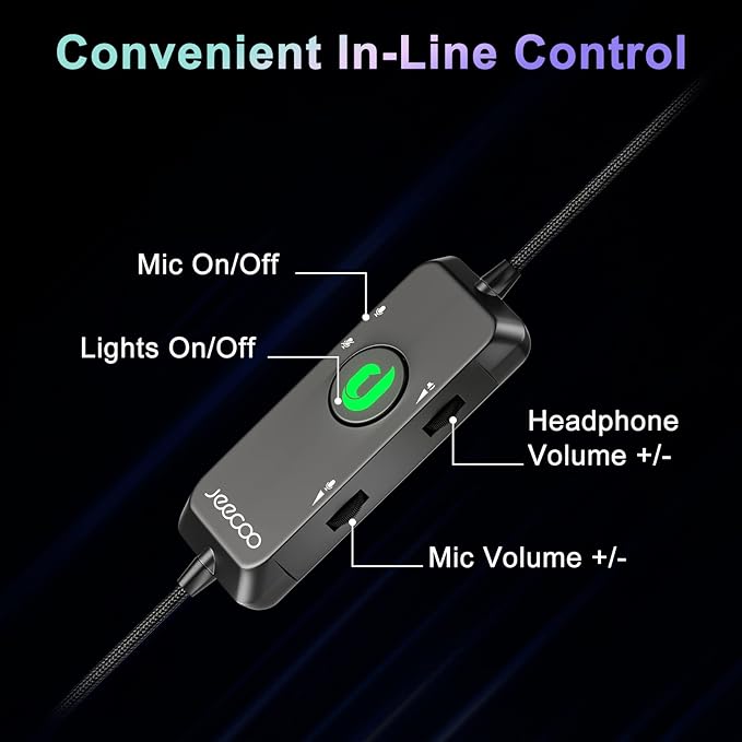 Jeecoo V20U USB Pro Gaming Headset - Image 9